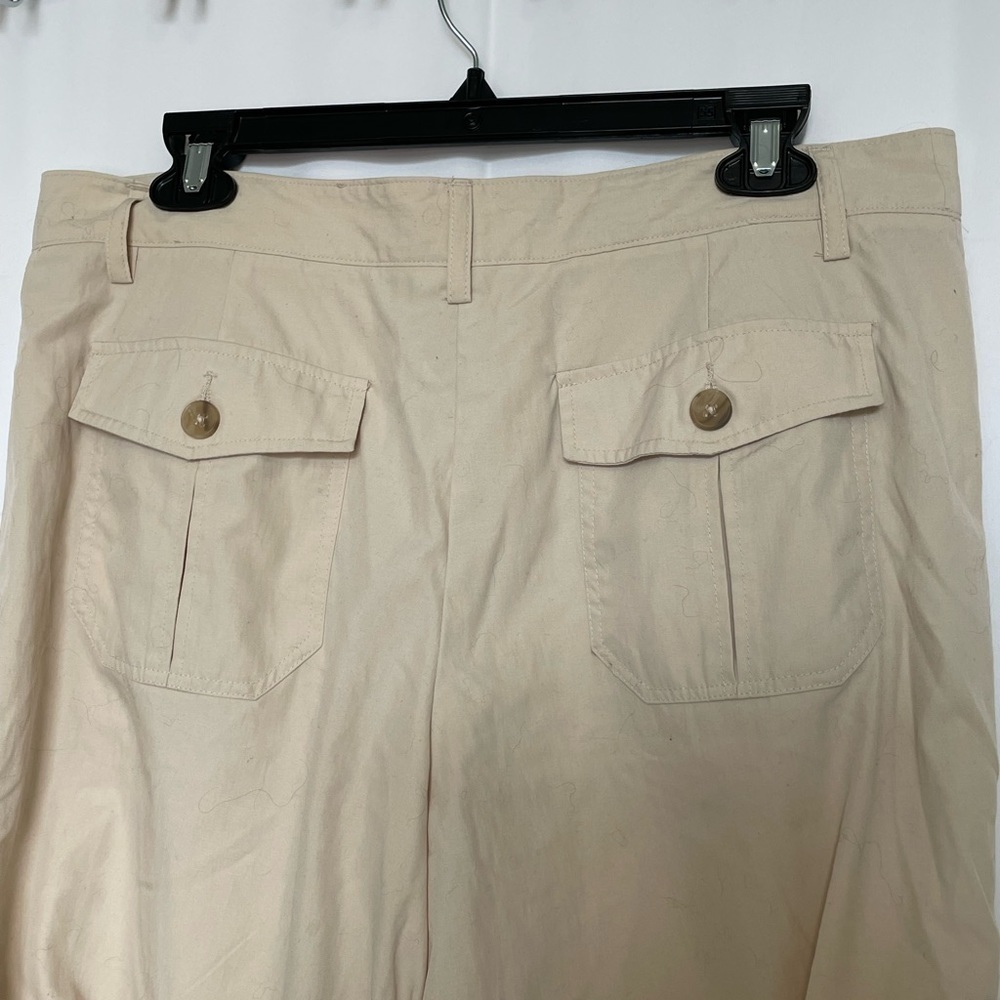 Weatherproof Khaki Shorts Womens Roll Cuff High Rise - Picture 5 of 6